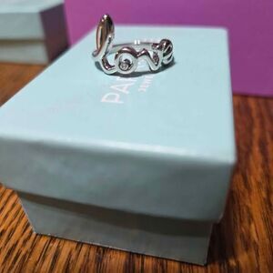 Park Lane silver Love ring size 6